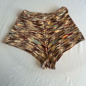 Urban Outfitters Out From Under Loungewear Shorts Multicolored Marled Knit